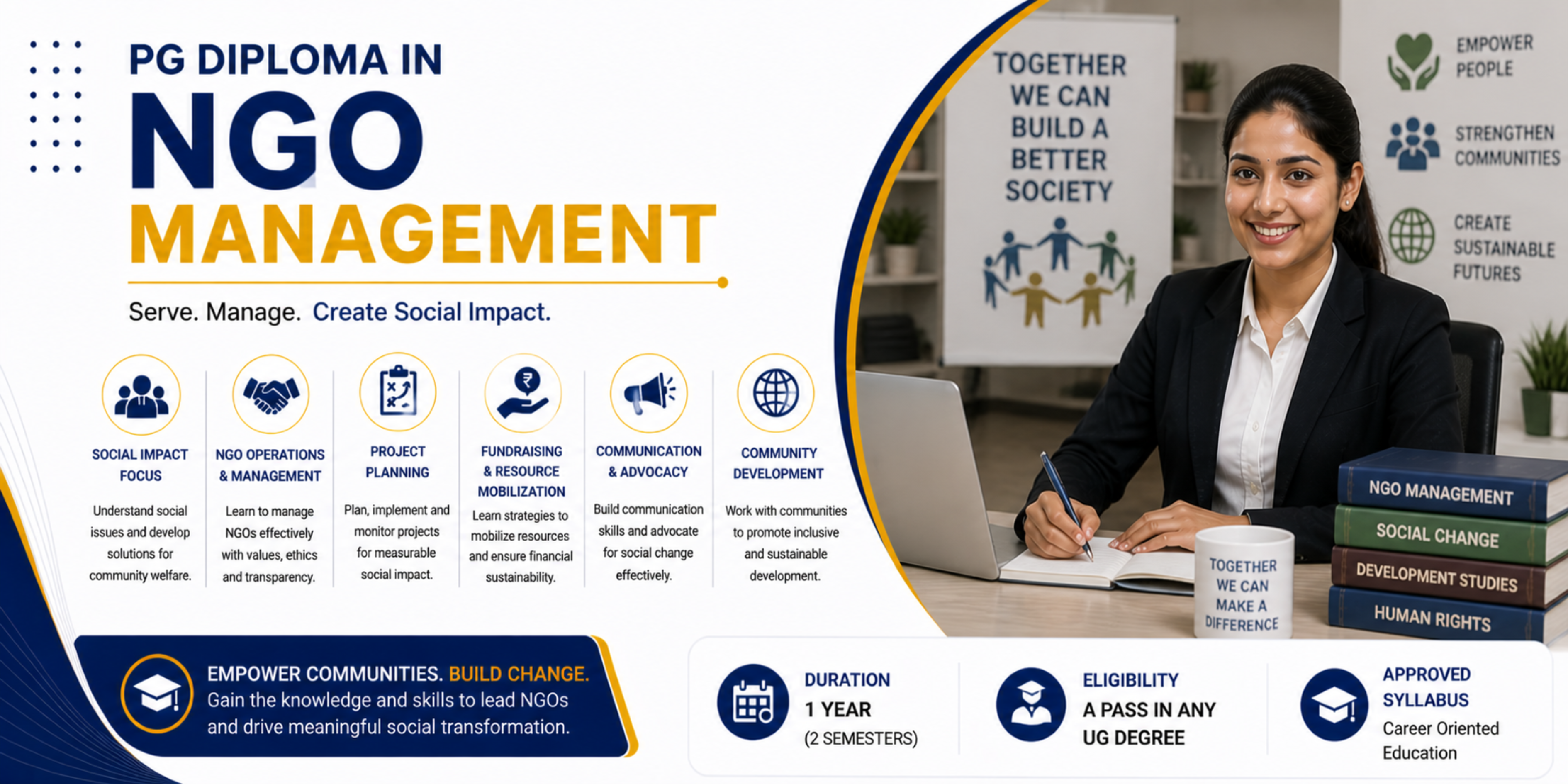PG Diploma in NGO Management Distance Education in Coimbatore